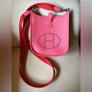 Hermes Evelyne TPM in Rose Azalee - Great Condition!